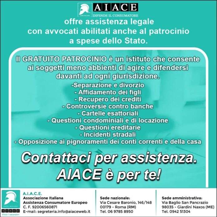 Aiace assistenza patrocinio